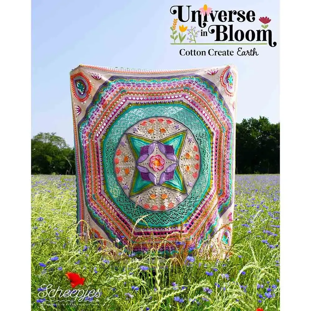 Scheepjes CAL 2025 Universe in Bloom Cotton Create - Earth | Het Wolhuis Scheepjes CAL 2025 kit Cotton Create - Earth | Het Wolhuis