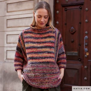 Katia - Boxy trui met boothals van Shibuya | Het Wolhuis