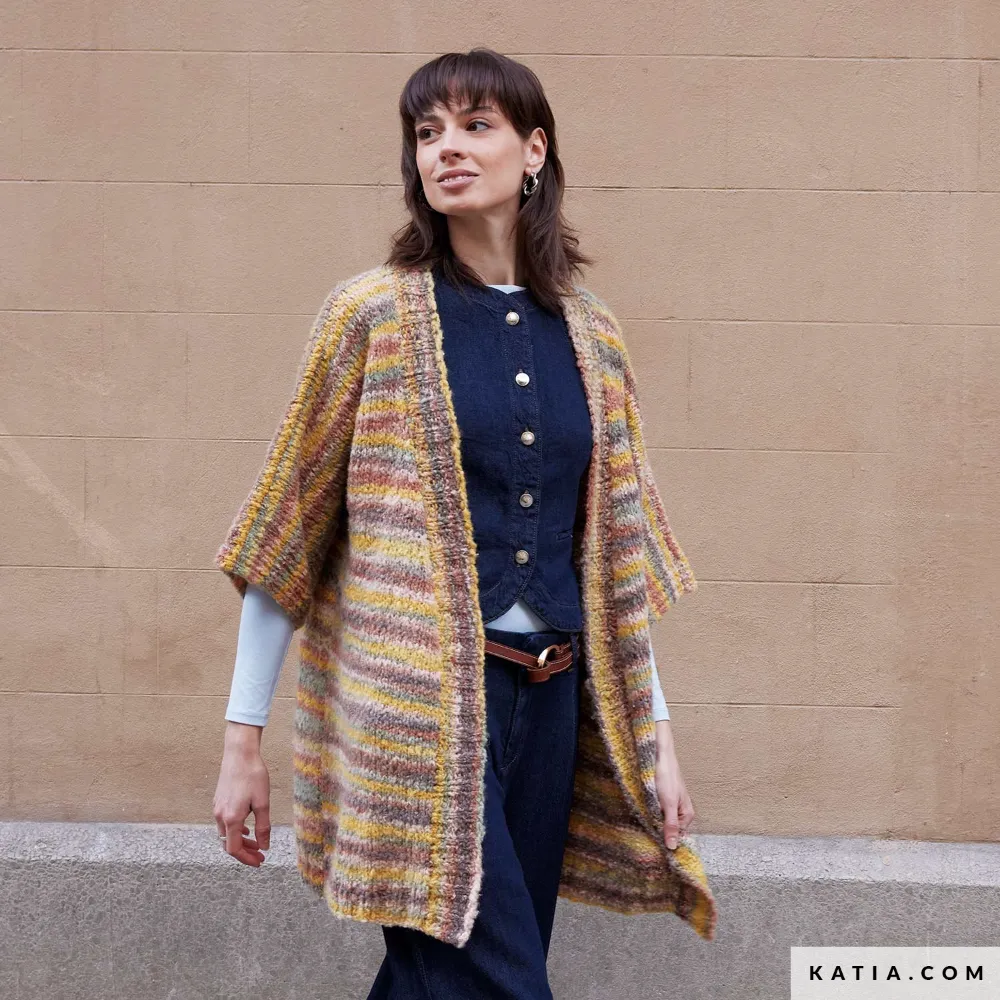 Katia - Kimono-stijl vest van Shibuya | Het Wolhuis Katia - Kimono-stijl vest van Shibuya | Het Wolhuis