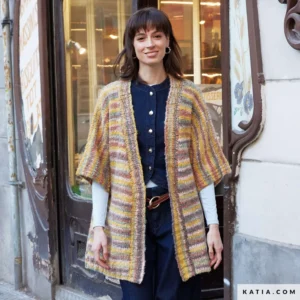 Katia - Kimono-stijl vest van Shibuya | Het Wolhuis