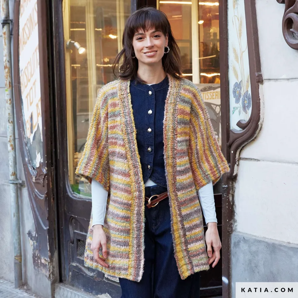 Katia - Kimono-stijl vest van Shibuya | Het Wolhuis Katia - Kimono-stijl vest van Shibuya | Het Wolhuis