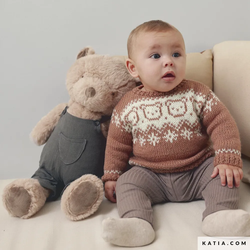 Katia - Babytrui met Jacquard motief - Baby 114 | Het Wolhuis Katia - Babytrui met Jacquard motief - Baby 114 | Het Wolhuis