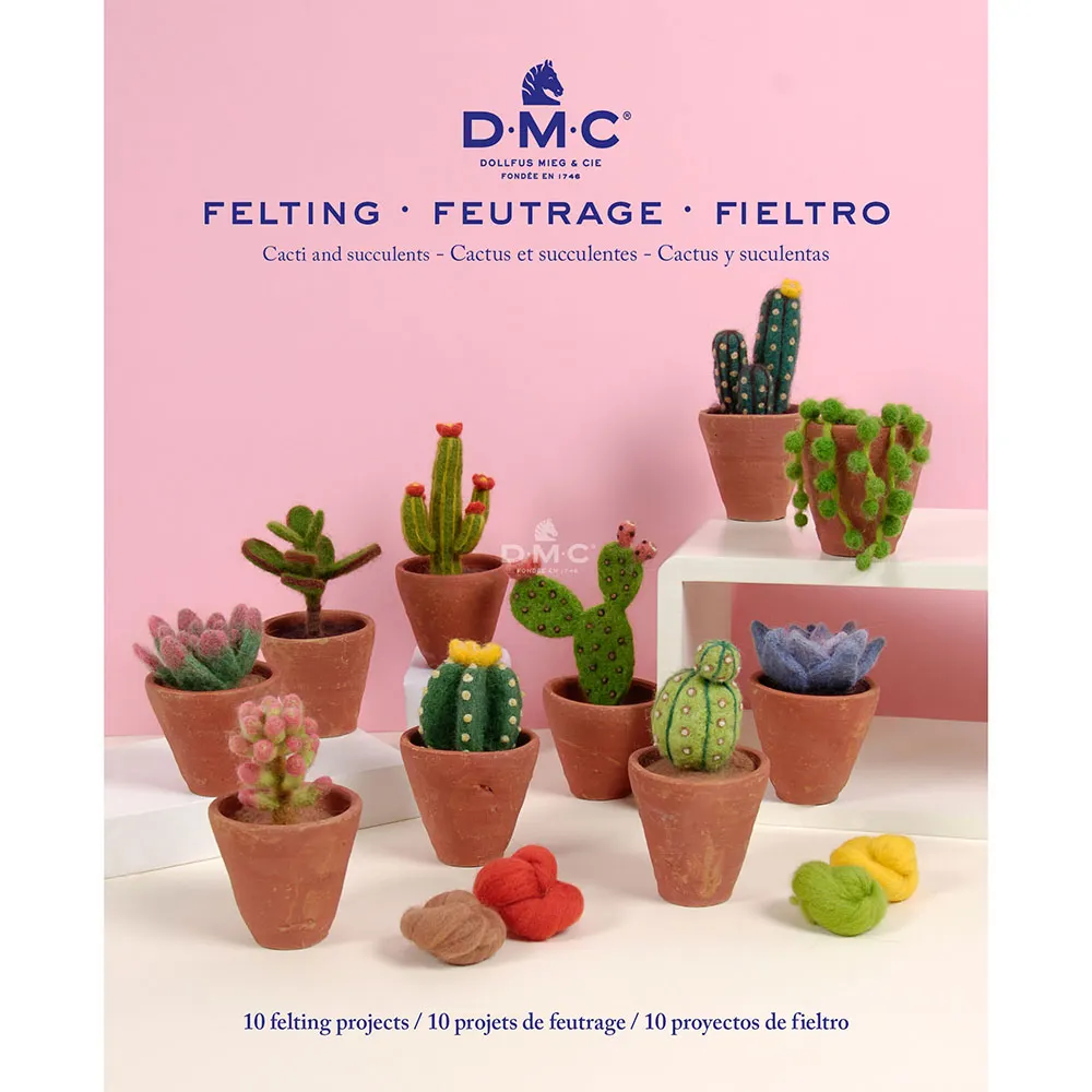 DMC Vilt boek | Het Wolhuis DMC Vilt boek-Cacti end Succelents | Het Wolhuis