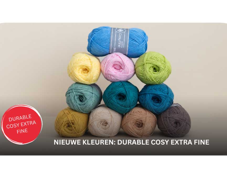 Durable Cosy Extra Fine nu verkrijgbaar in elf nieuwe kleuren | Het Wolhuis
