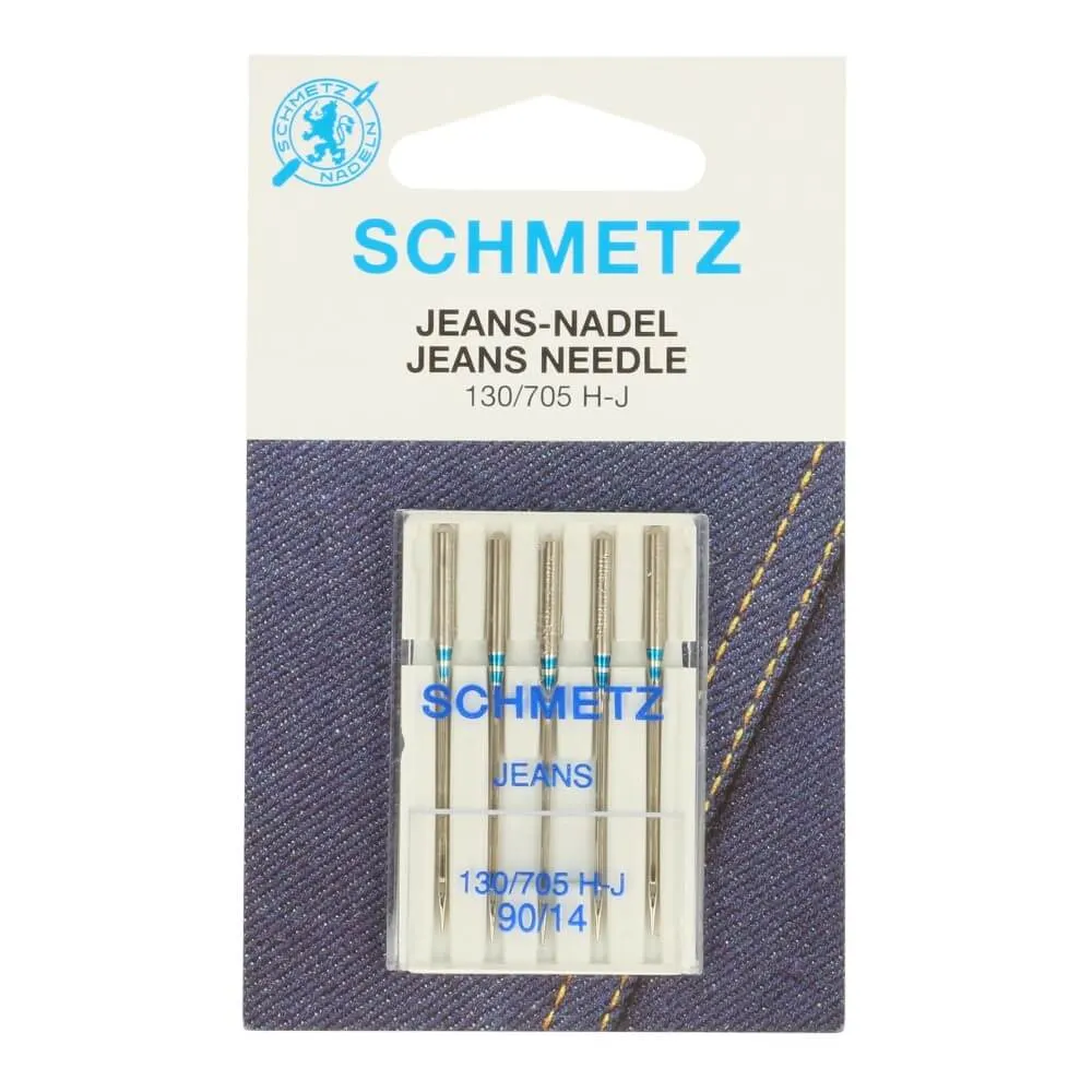 Schmetz Jeans naalden - 5 stuks | Het Wolhuis Schmetz Naaimachinenaalden Jeans - 90-14 | Het Wolhuis