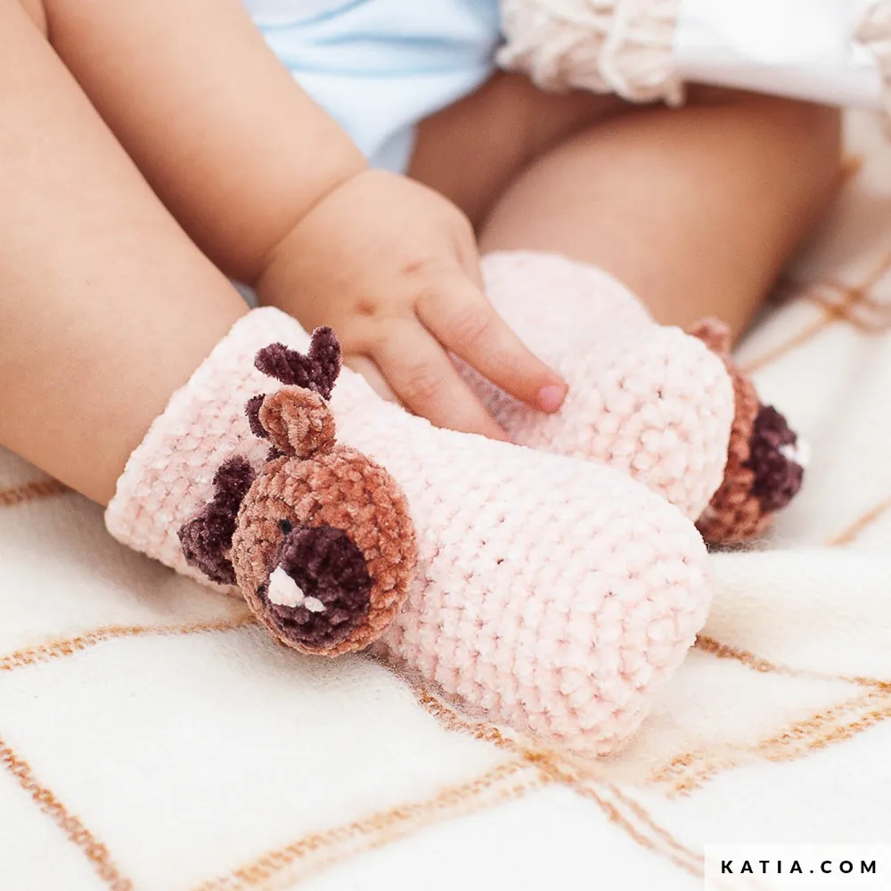 Katia - Rendiersokken voor baby's van Sockirumi | Het Wolhuis Katia - Rendiersokken voor baby's van Sockirumi | Het Wolhuis