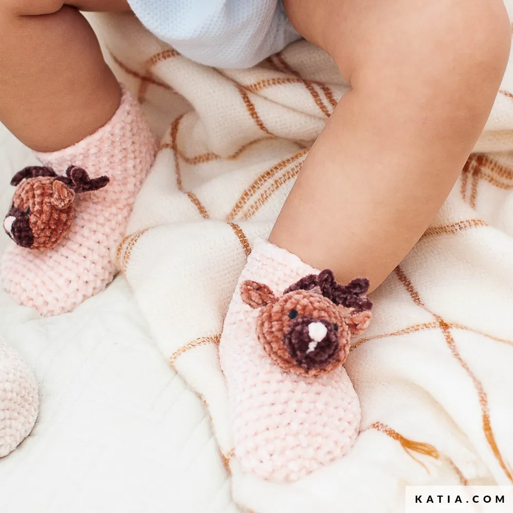 Katia - Rendiersokken voor baby's van Sockirumi | Het Wolhuis Katia - Rendiersokken voor baby's van Sockirumi | Het Wolhuis