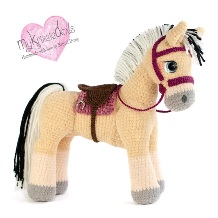 Pony Amigurumi - Kristel Droog | Het Wolhuis Pony Amigurumi - Kristel Droog | Het Wolhuis