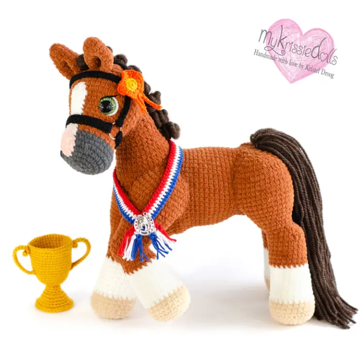 Pony Amigurumi - Kristel Droog | Het Wolhuis Pony Amigurumi - Kristel Droog | Het Wolhuis