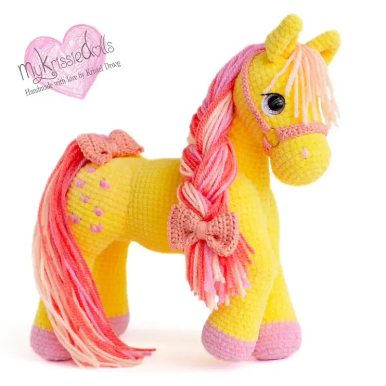 Pony Amigurumi - Kristel Droog | Het Wolhuis Pony Amigurumi - Kristel Droog | Het Wolhuis
