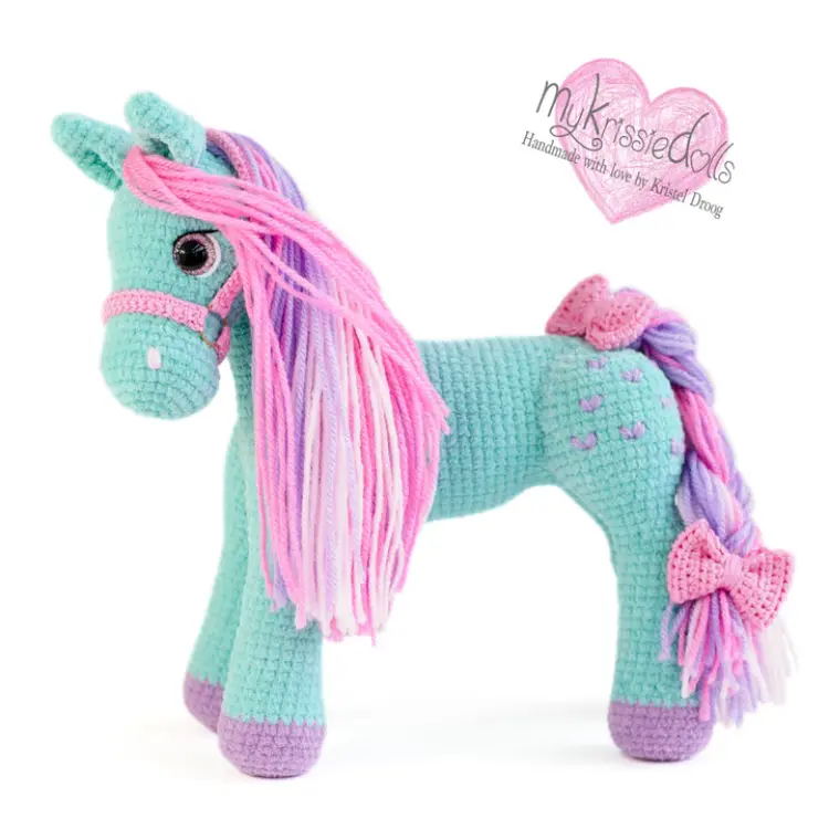 Pony Amigurumi - Kristel Droog | Het Wolhuis Pony Amigurumi - Kristel Droog | Het Wolhuis