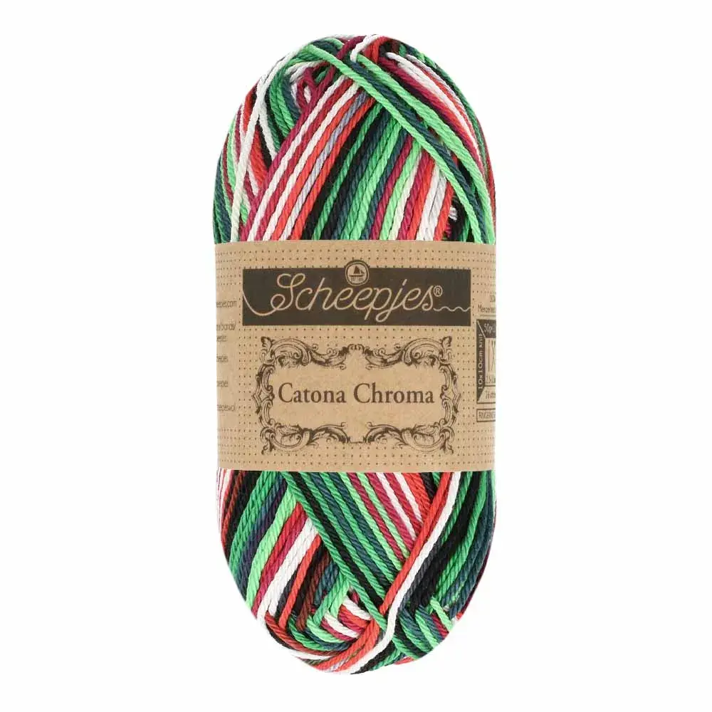 Scheepjes Catona Chroma | Het Wolhuis Scheepjes Catona Chroma - 009 Holly | Het Wolhuis