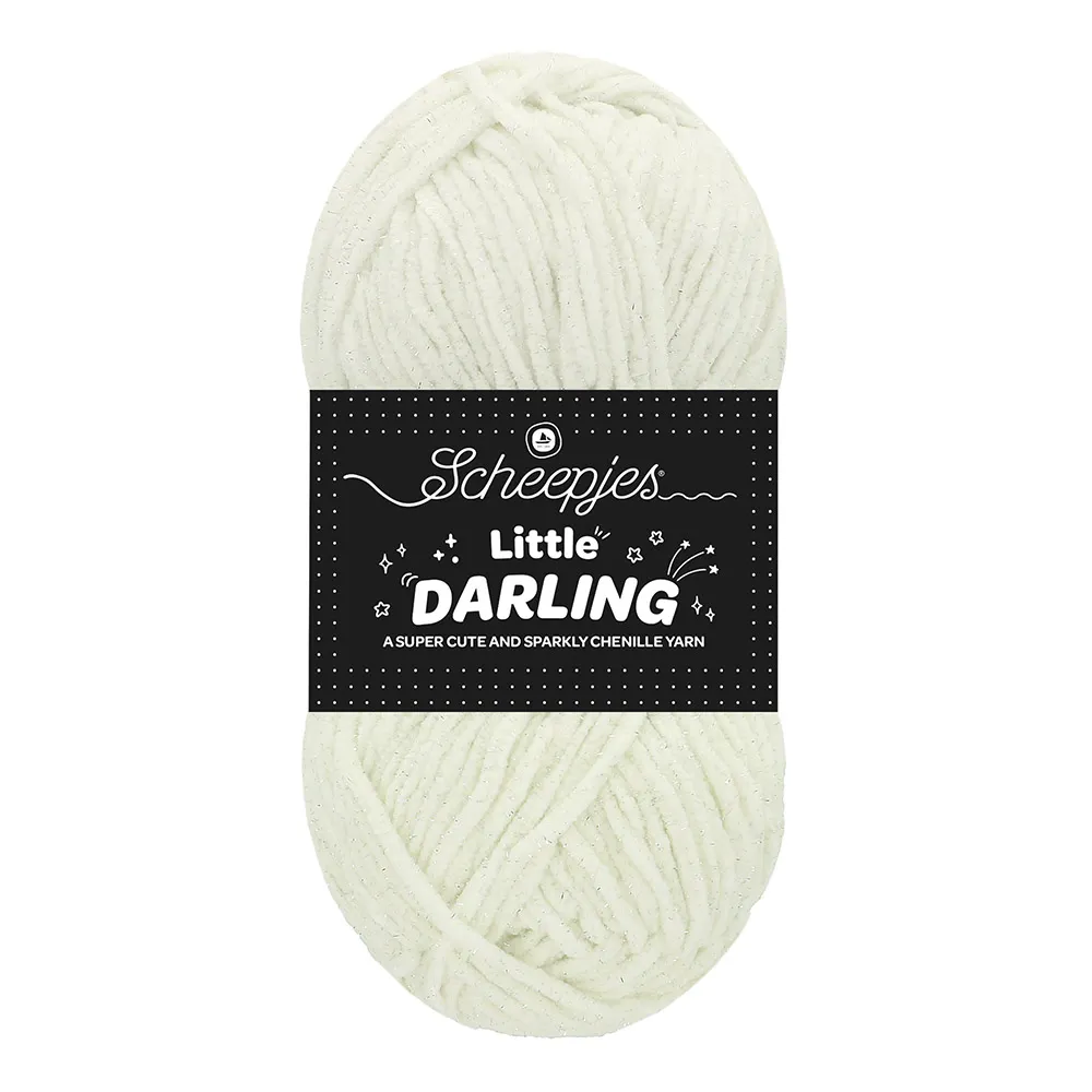 Scheepjes Little Darling Sparkle | Het Wolhuis Scheepjes Little Darling Sparkle-401 Ice Bear Sparkle | Het Wolhuis