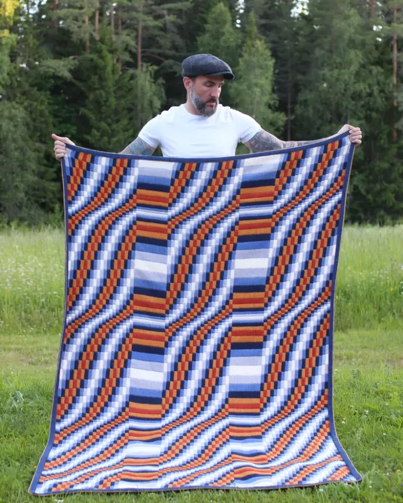 The ”Hooked On A Feeling” blanket by Martin Up North | Het Wolhuis The ”Hooked On A Feeling” blanket by Martin Up North | Het Wolhuis