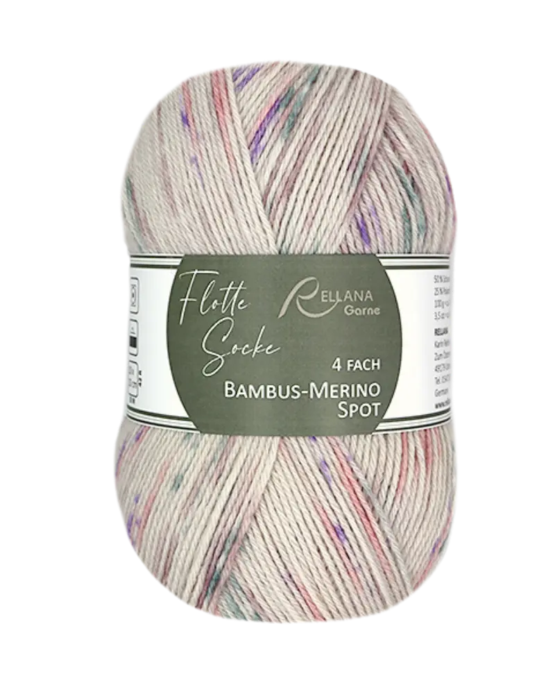 Rellana Flotte Socke 4f. Bambus-Merino Spot | Het Wolhuis Rellana Flotte Socke 4f. Bambus-Merino Spot-3160 | Het Wolhuis