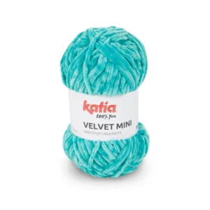 Katia Velvet Mini-208 Waterblauw | Het Wolhuis