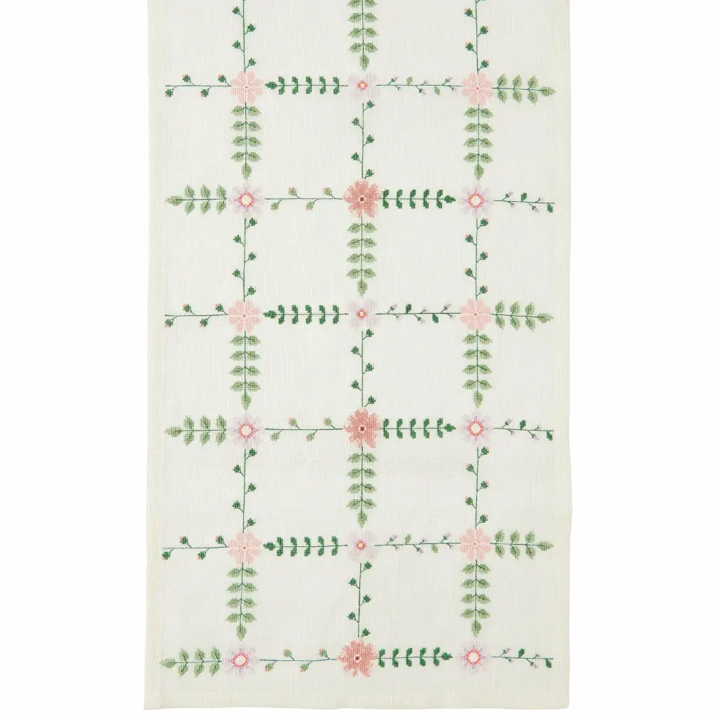Rico - Borduurpakket Getelde Kruissteek, Weidebloemen Tafelloper, 42 x 164 cm - 100533 | Het Wolhuis Rico Borduurpakket Getelde Kruissteek, Weidebloemen Tafelloper, 42 x 164 cm - 100533 | Het Wolhuis