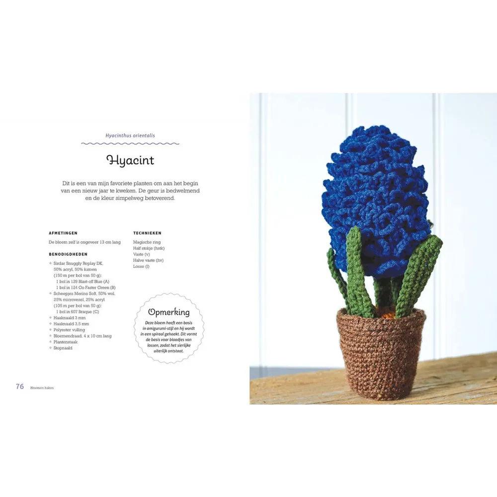 Bloemen haken - Emma Varnam | Het Wolhuis Bloemen haken - Emma Varnam | Het Wolhuis