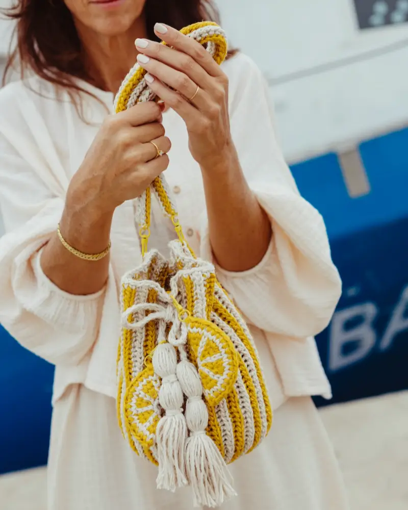 Katia - Citrus tas van SP met The Vegan Bag | Het Wolhuis Katia - Citrus tas van SP met The Vegan Bag | Het Wolhuis