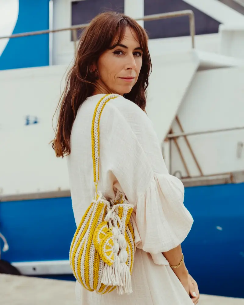 Katia - Citrus tas van SP met The Vegan Bag | Het Wolhuis Katia - Citrus tas van SP met The Vegan Bag | Het Wolhuis