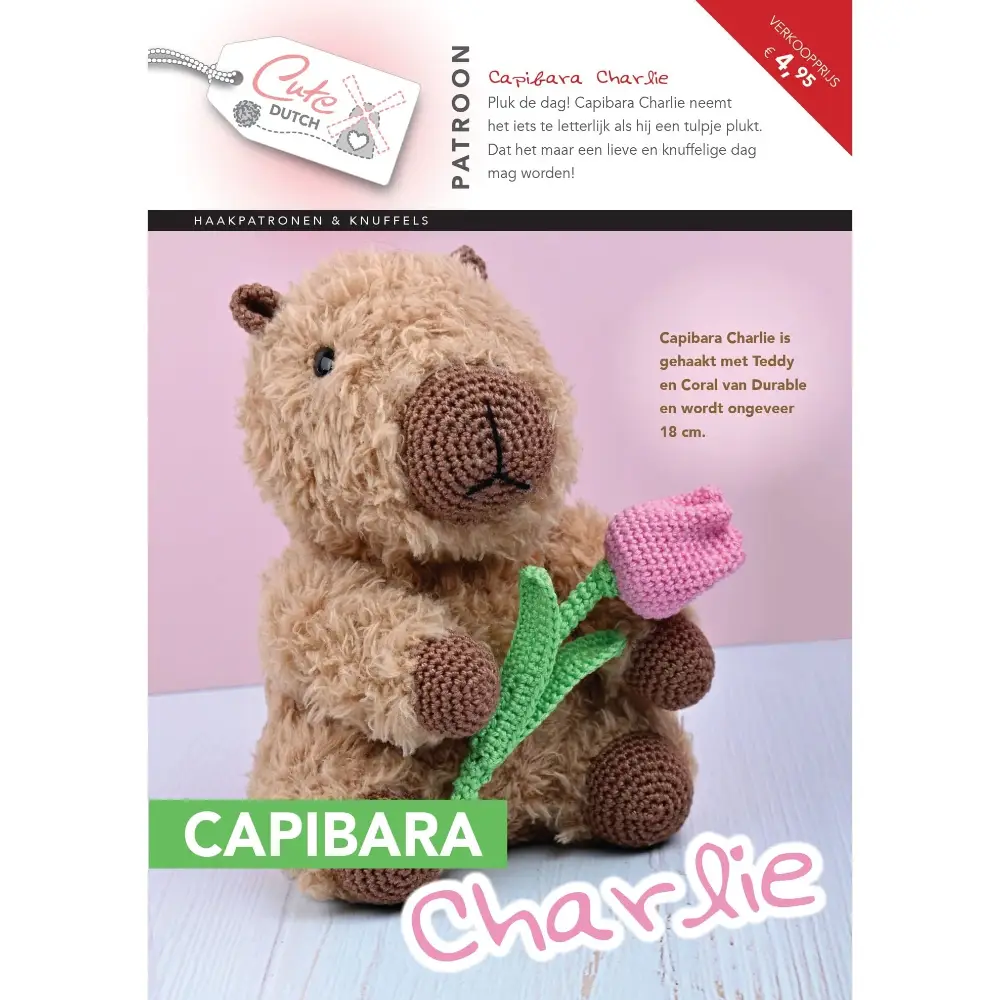 Patroonboekje Capibara Charlie | Het Wolhuis Patroonboekje Capibara Charlie | Het Wolhuis