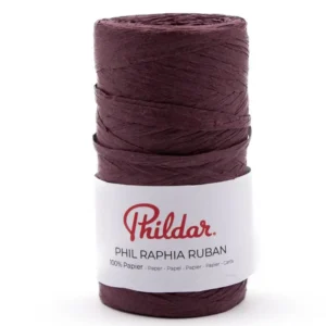 Phildar Phil Raphia Ruban-Aubergine | Het Wolhuis