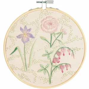 Rico - Borduurpakket Voorgetekend, Lentebloemen - 100525 | Het Wolhuis