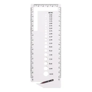 Pony Breinaaldmeter met garensnijder maat 2.00-10.00mm | Het Wolhuis