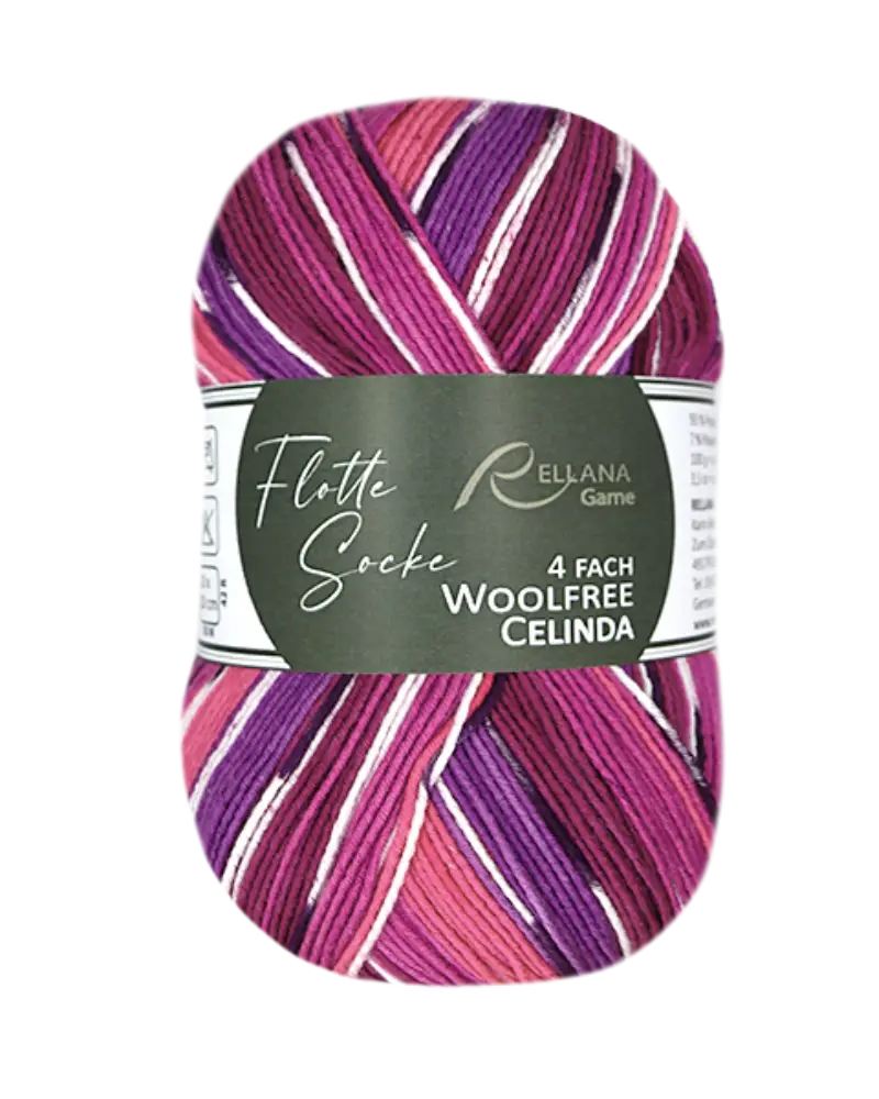 Rellana Flotte Socke 4f. Woolfree Celinda | Het Wolhuis Rellana Flotte Socke 4f. Woolfree Celinda-3240 | Het Wolhuis