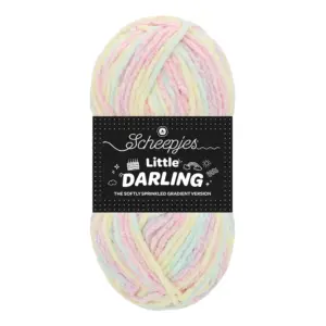 Scheepjes Little Darling Sprinkled Gradient - 01 Snow C. | Het Wolhuis