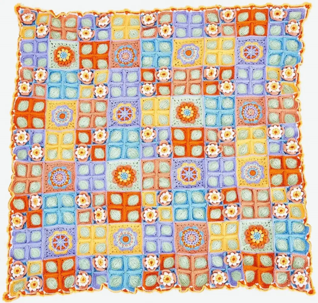 The Blossom CAL - Small Blanket | Het Wolhuis The Blossom CAL - Blanket | Het Wolhuis