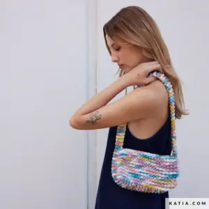 Katia - Tas gebreid van WOW Marshmallow | Het Wolhuis