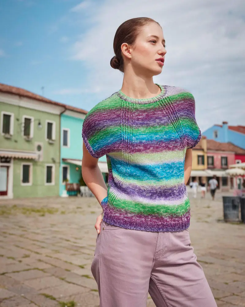 Lang Yarns - Trui met korte mouwen Francine - 91-01 | Het Wolhuis Lang Yarns - Trui met korte mouwen Francine - 91-01 | Het Wolhuis