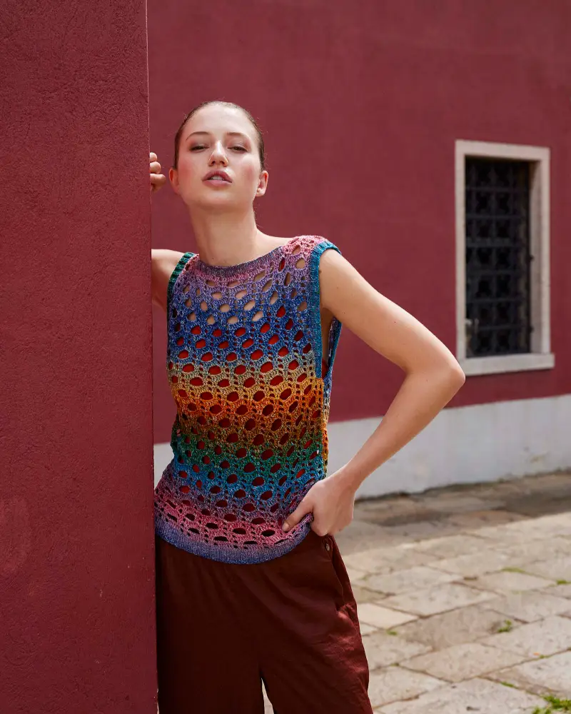 Lang Yarns - T-Shirt gehaakt Poppy - 91-07 | Het Wolhuis Lang Yarns - T-Shirt gehaakt Poppy - 91-07 | Het Wolhuis