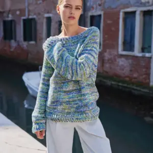 Lang Yarns - Trui Top Down April - 91-10 | Het Wolhuis