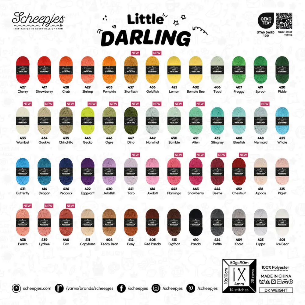 Nieuwe kleuren Scheepjes Scheepjes Little Darling-blog | Het Wolhuis