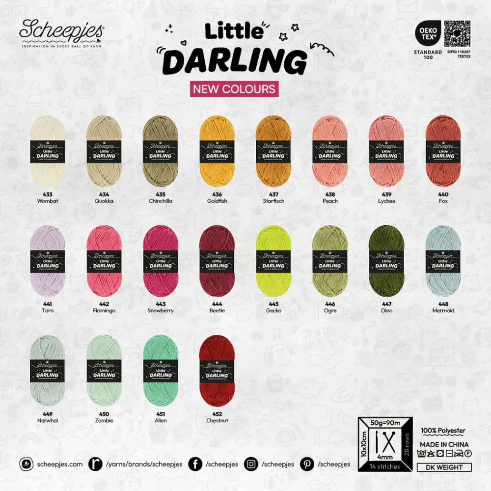 Nieuwe kleuren Scheepjes Scheepjes Little Darling-blog | Het Wolhuis