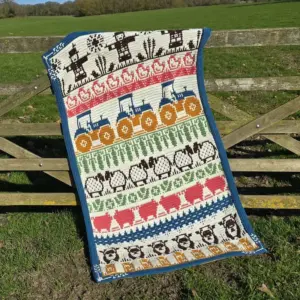 Harmony Farm CAL by Rosina Plane - Arable Blanket | Het Wolhuis