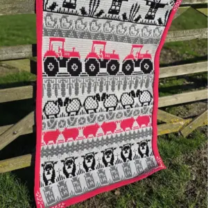 Harmony Farm CAL by Rosina Plane - Dairy Blanket | Het Wolhuis