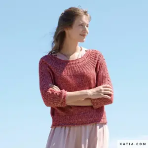 Katia - Trui rondgebreid van Puro Cotone - 07-07 | Het Wolhuis