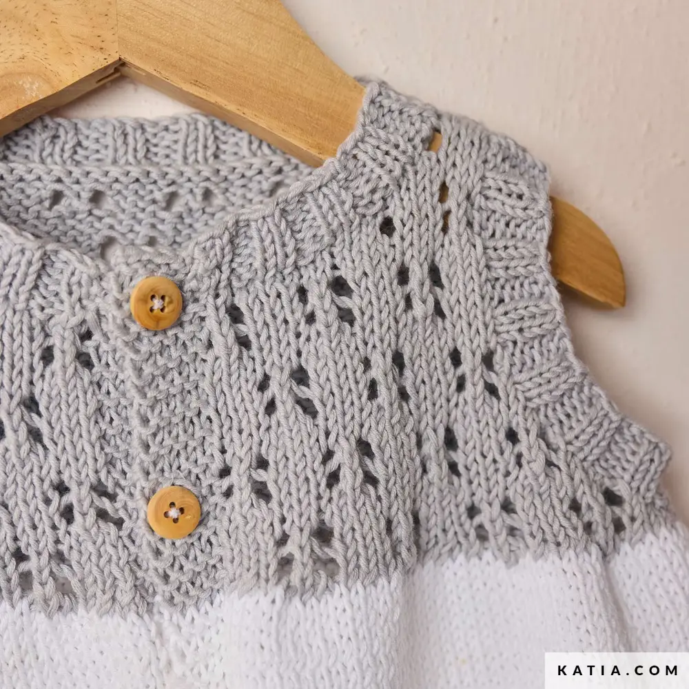 Katia - Jurk in ajourpatroon van Fair Cotton - 116-05 | Het Wolhuis Katia - Jurk in ajourpatroon van Fair Cotton - 116-05 | Het Wolhuis