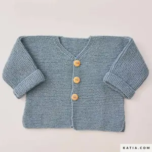 Katia - Eenvoudig vest van Fair Cotton - 116-21 | Het Wolhuis