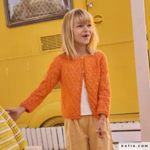 Katia - Vest voor meisjes van Puro Cotone - 117-15 | Het Wolhuis