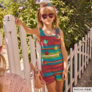 Katia - Gehaakte tuinbroek van Fair Cotton Stretch - 117-17 | Het Wolhuis