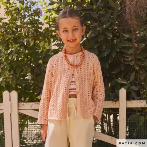 Katia - Meisjesvest van Fair Cotton - 117-19 | Het Wolhuis