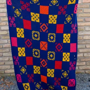 Tile Tales deken door Maud Akkermans | Het Wolhuis