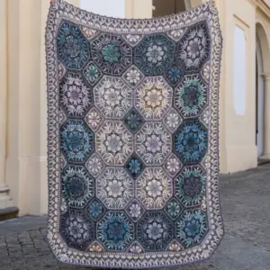 Fae Fleur Blanket by Tatsiana - Midnight Fleur | Het Wolhuis