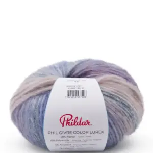 Phildar Phil Givre Color Lurex-Degrade Blue | Het Wolhuis