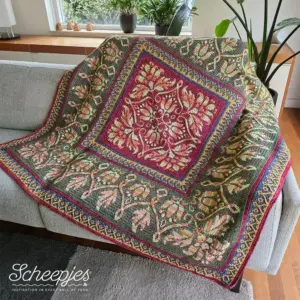 Scheepjes Petalique MAL Deken Stone Washed / Flow | Het Wolhuis