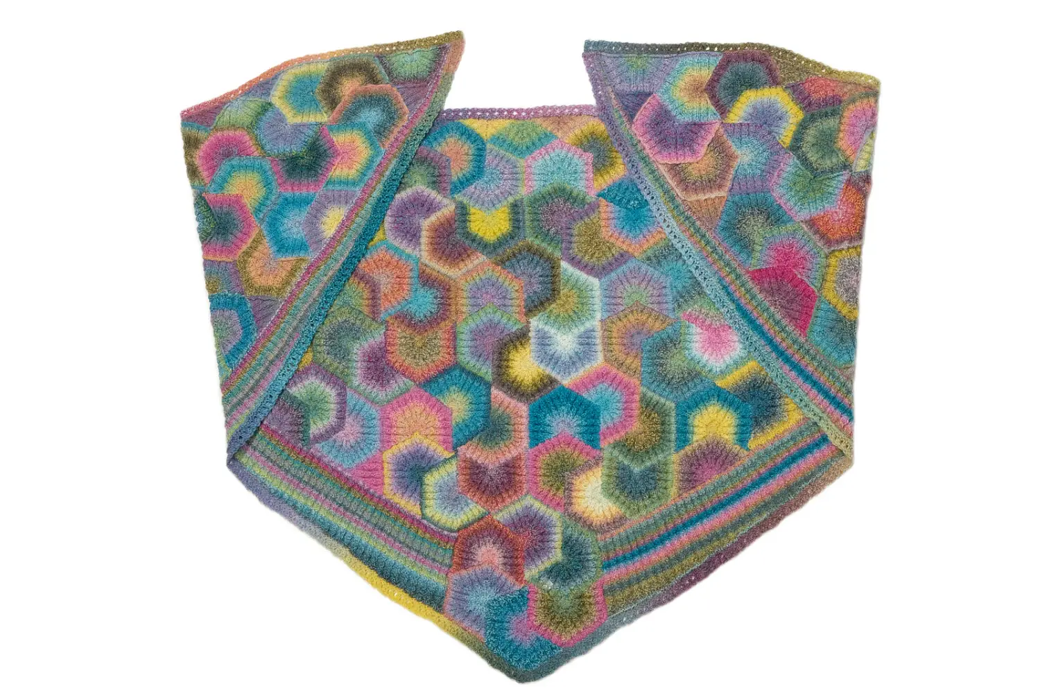 Schoppel Wolle - Hexagon Pinwheel by Unjung Yun | Het Wolhuis Schoppel Wolle - Hexagon Pinwheel by Unjung Yun | Het Wolhuis